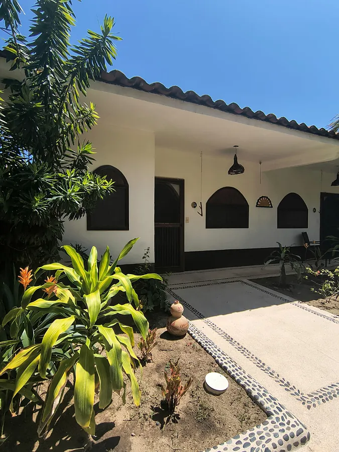 A bungalow and its garden