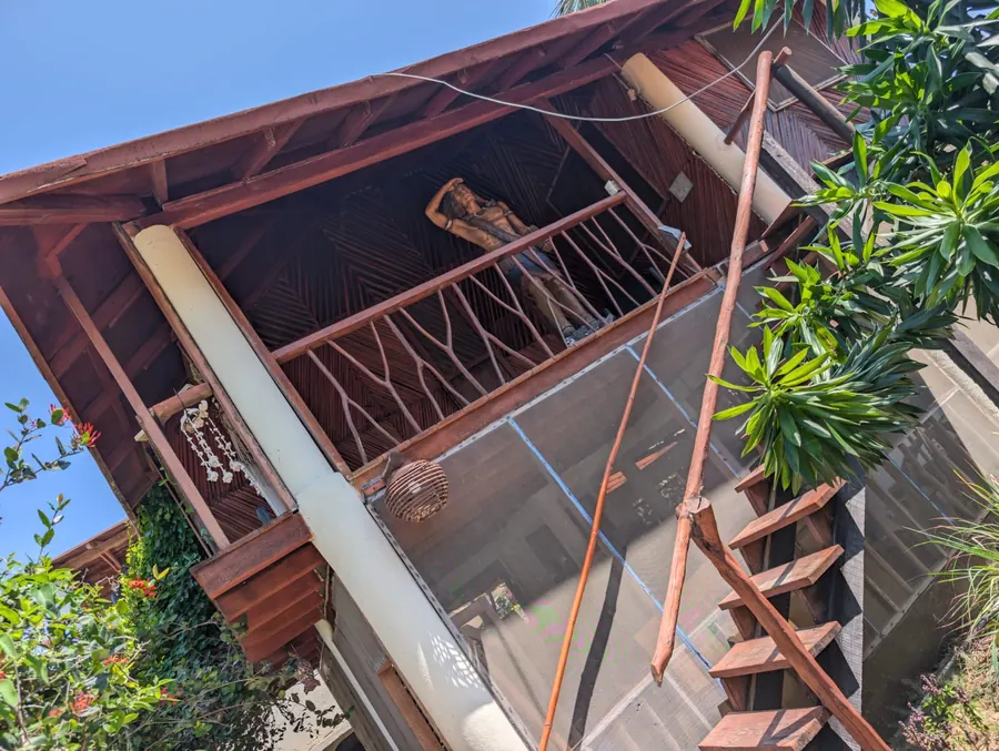 Stairs to the treehouse